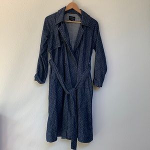 Lucky true indigo overcoat